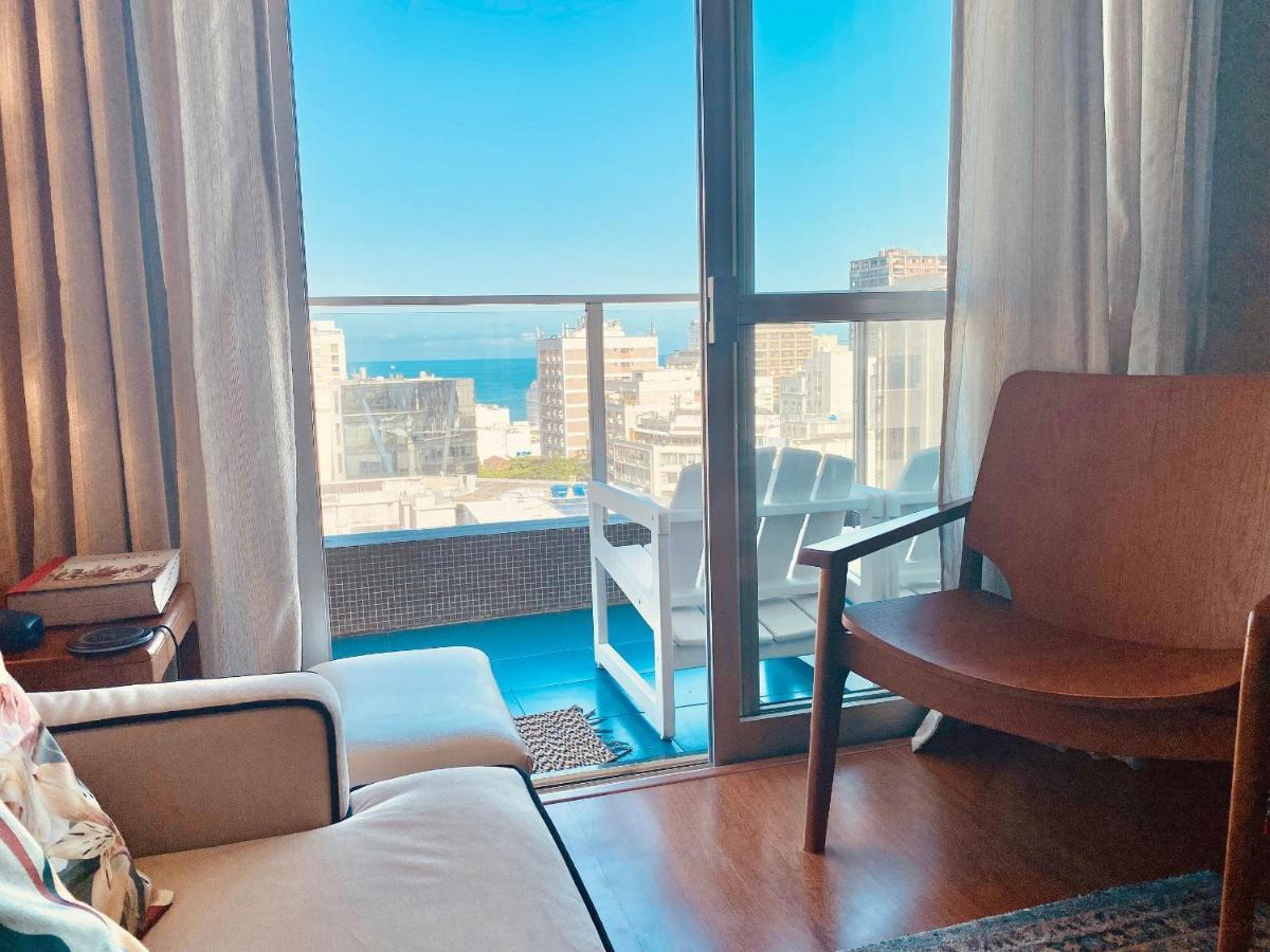 Jumpinbed - Leblon Flat Service - Sala E Quarto Com Varanda E Vista Do Mar. Rio de Janeiro Bagian luar foto