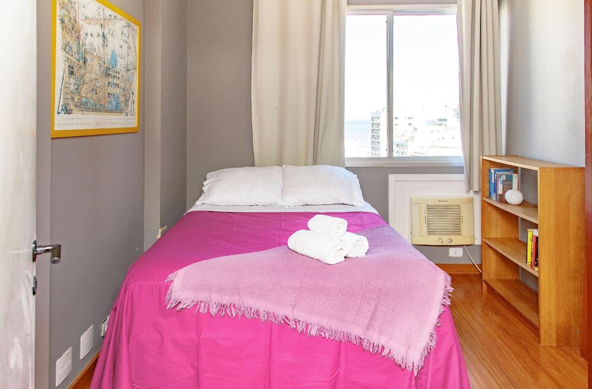 Jumpinbed - Leblon Flat Service - Sala E Quarto Com Varanda E Vista Do Mar. Rio de Janeiro Bagian luar foto