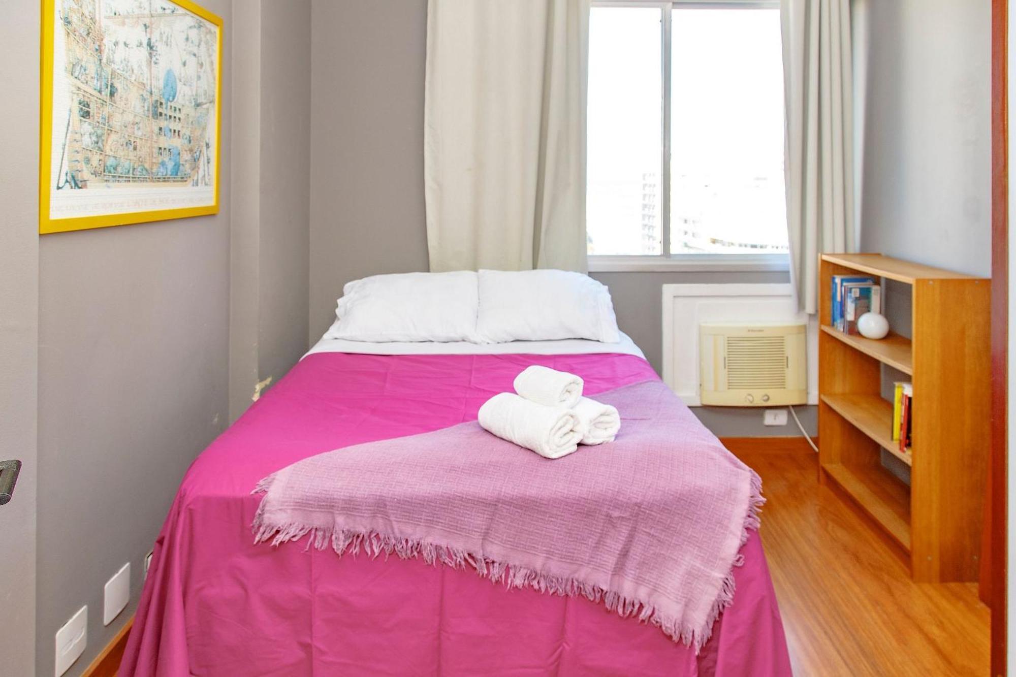 Jumpinbed - Leblon Flat Service - Sala E Quarto Com Varanda E Vista Do Mar. Rio de Janeiro Bagian luar foto