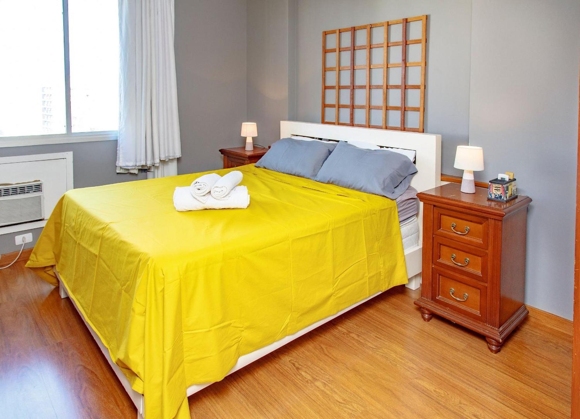 Jumpinbed - Leblon Flat Service - Sala E Quarto Com Varanda E Vista Do Mar. Rio de Janeiro Bagian luar foto